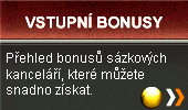 Sazky a sázení online - Bonusy, promo akce a jiné nabídky